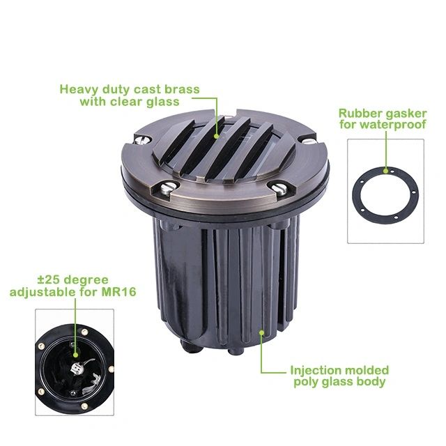 Brass In-Ground Well Light PGL2301WB INGROUND LIGHT