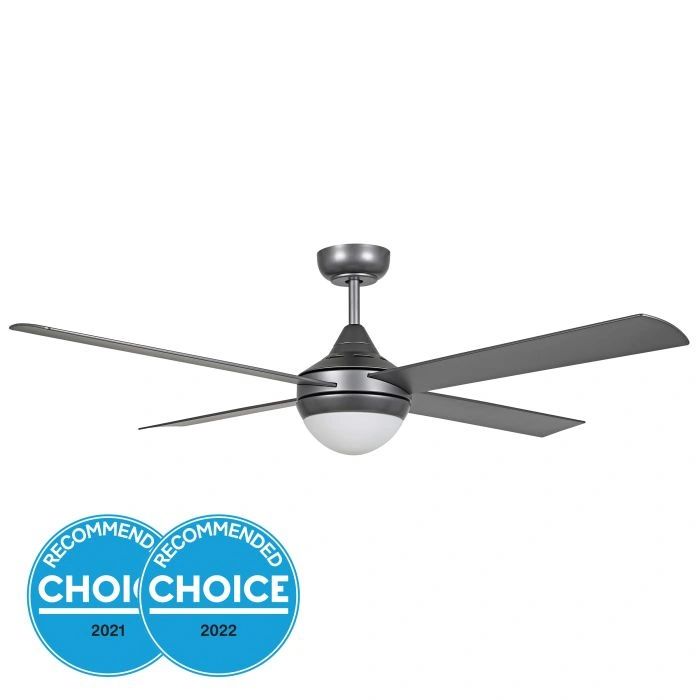 EGLO STRADBROKE 52 DC ceiling fan with E27 light TITANIUM Ceiling Fan