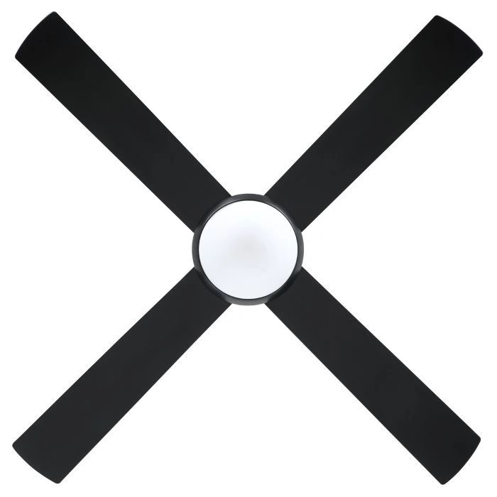 EGLO STRADBROKE 48 DC ceiling fan with E27 light MATTE BLACK Ceiling Fan