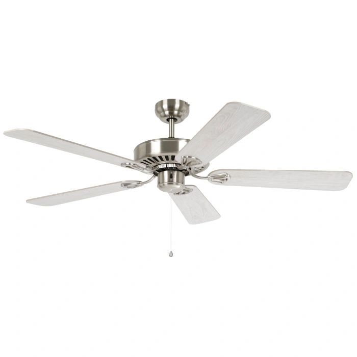 EGLO WAIKIKI 52 AC ceiling fan LIGHT OAK/SATIN NICKEL Ceiling Fan