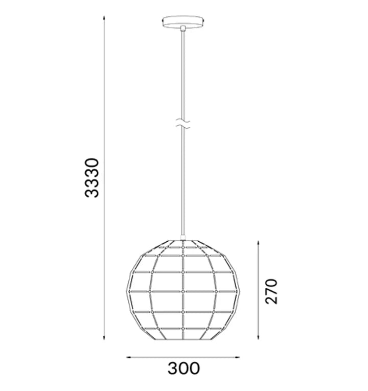 ARMIS: Retro Tiled Wine Glass Shape Pendant Lights Pendant