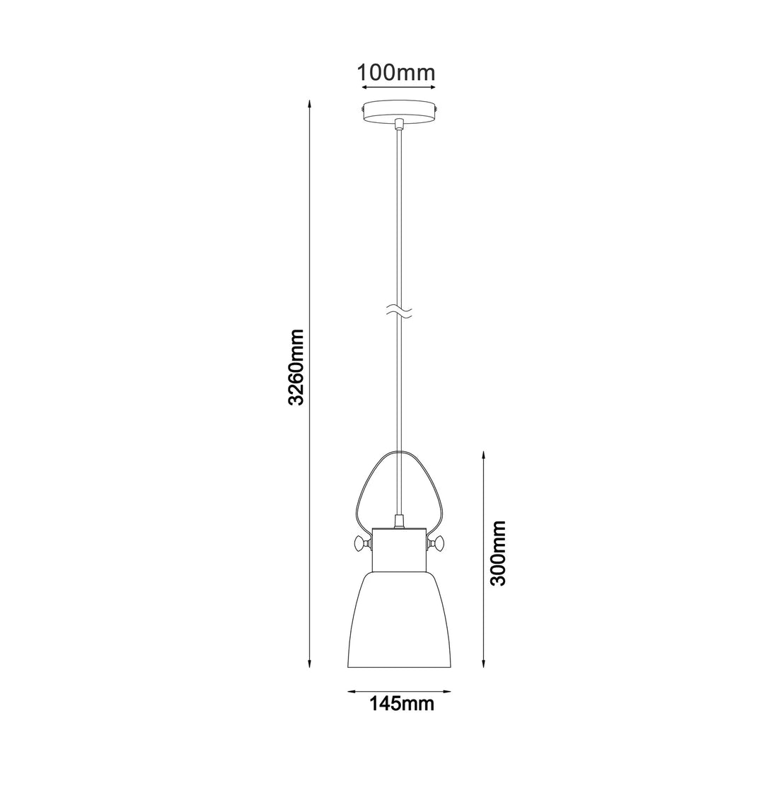 FUMOSO: Smokey Black Mirror Finish Glass Ellipse Shape Pendant Light Pendant