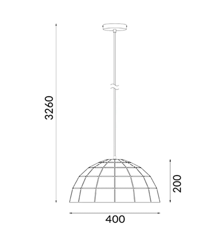 ARMIS: Retro Tiled Dome Shape Pendant Lights Pendant