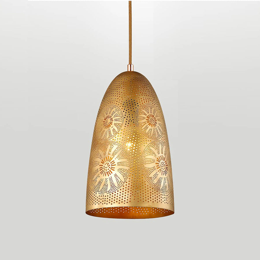 Evertop Gold Dome Dotted Pendant Light (E27) Pendant