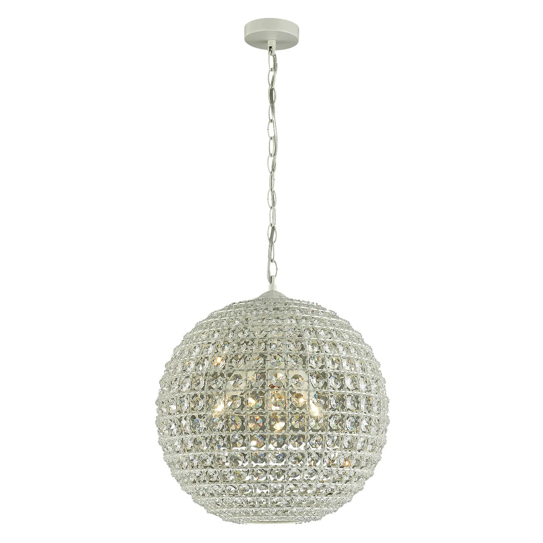 Evertop Crystal Sphere Pendant Large E14 Pendant
