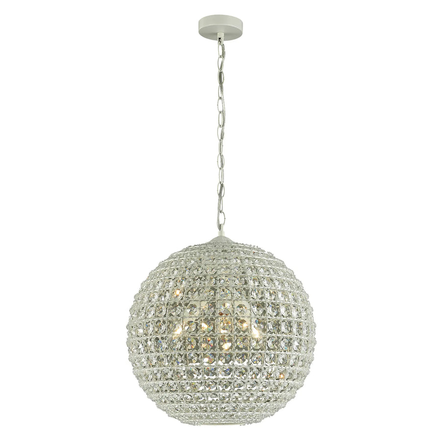 Evertop Crystal Sphere Pendant Large E14 Pendant