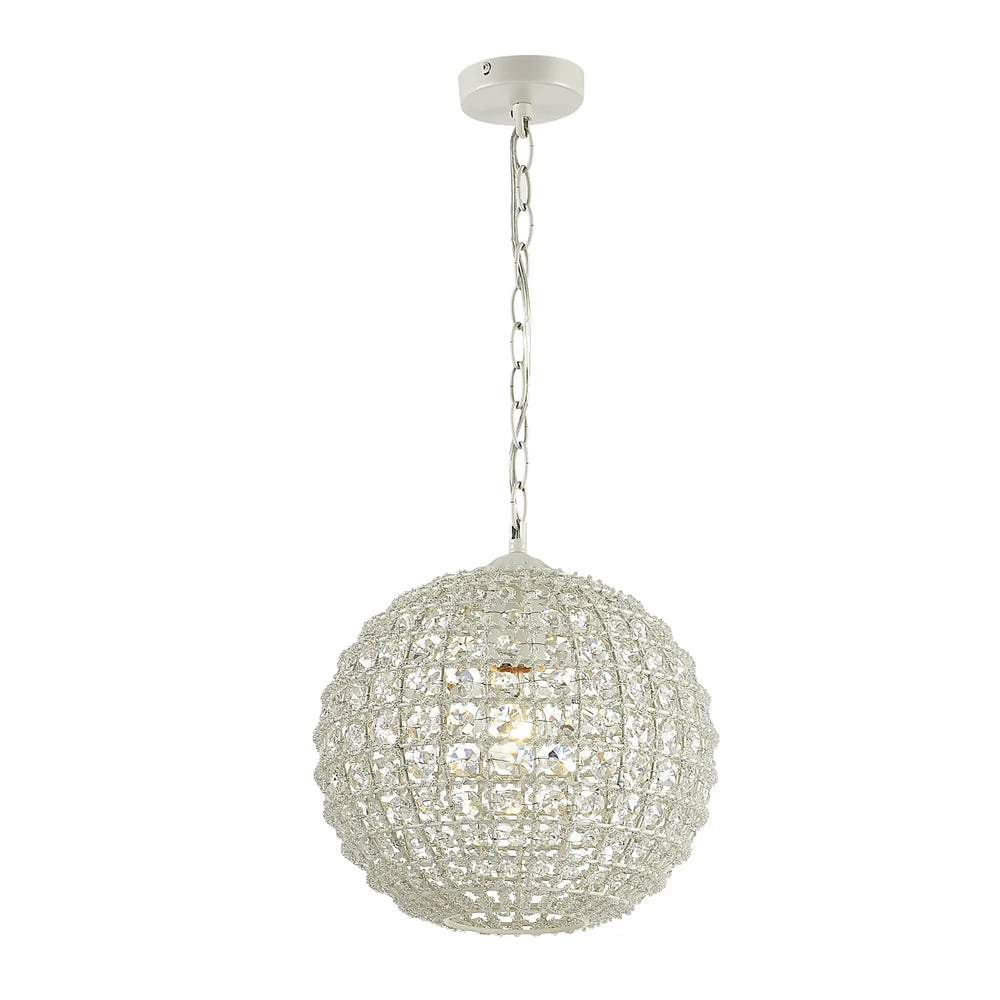 Evertop Crystal Sphere Pendant Small E27 Pendant