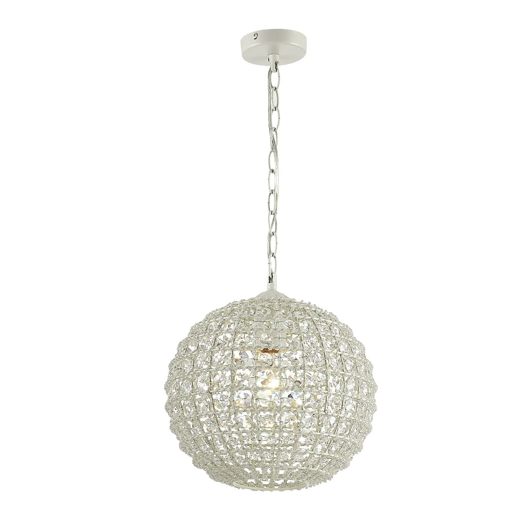 Evertop Crystal Sphere Pendant Small E27 Pendant