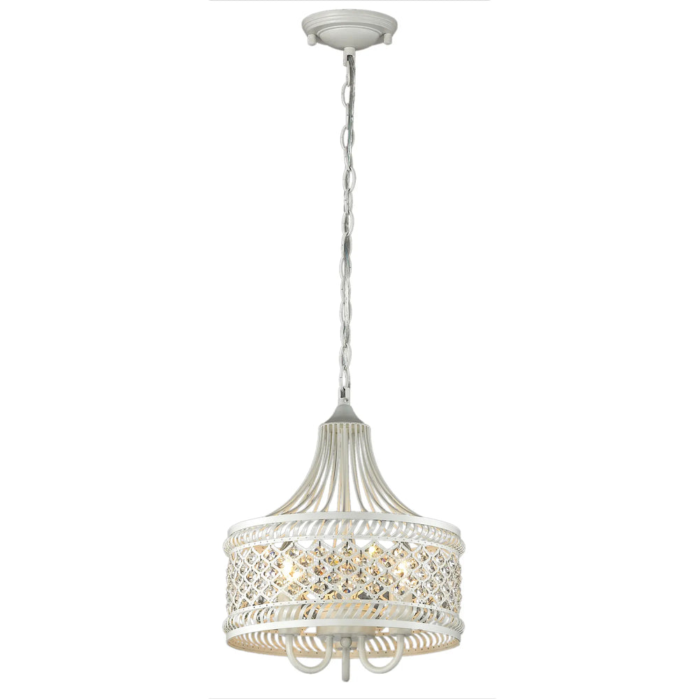 White Evertop Chandelier Pendant Medium E14 Pendant