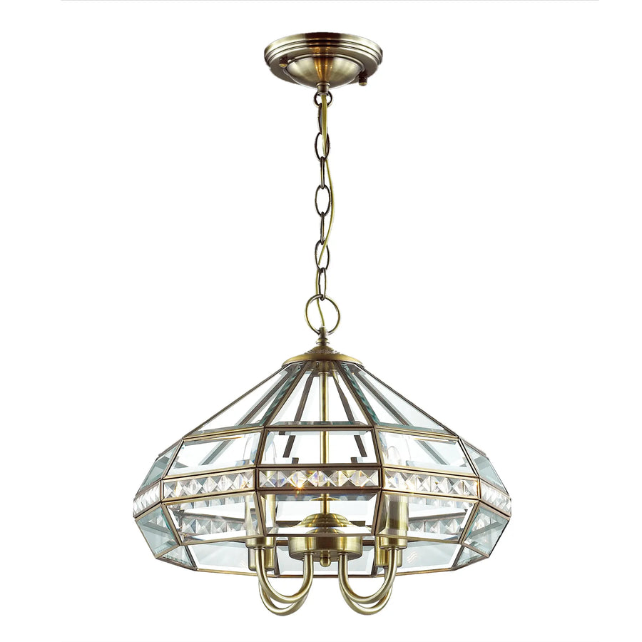 Evertop Large Glass Prism Pendant pendant