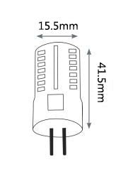 3.5W G4 LED 12V Bi-Pin 2 (30W Halogen Replacement) GLOBES