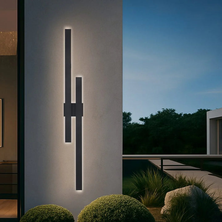 EBIZA 2 LIGHT EXTERIOR WALL LAMP WALL LIGHT