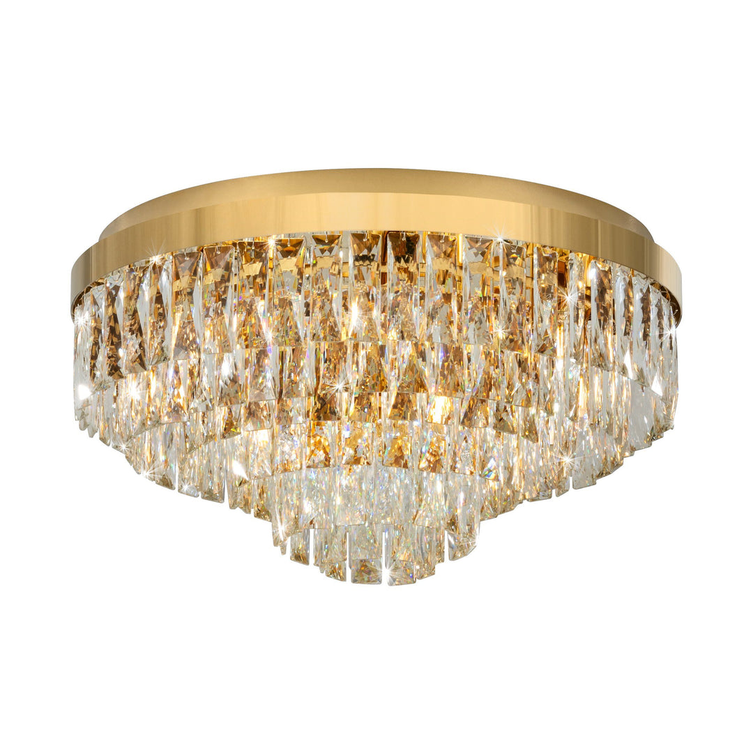 VALPARAISO 1 ceiling light Brass 580mm CTC