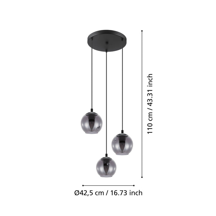 ARISCANI 3 light pendant Pendant