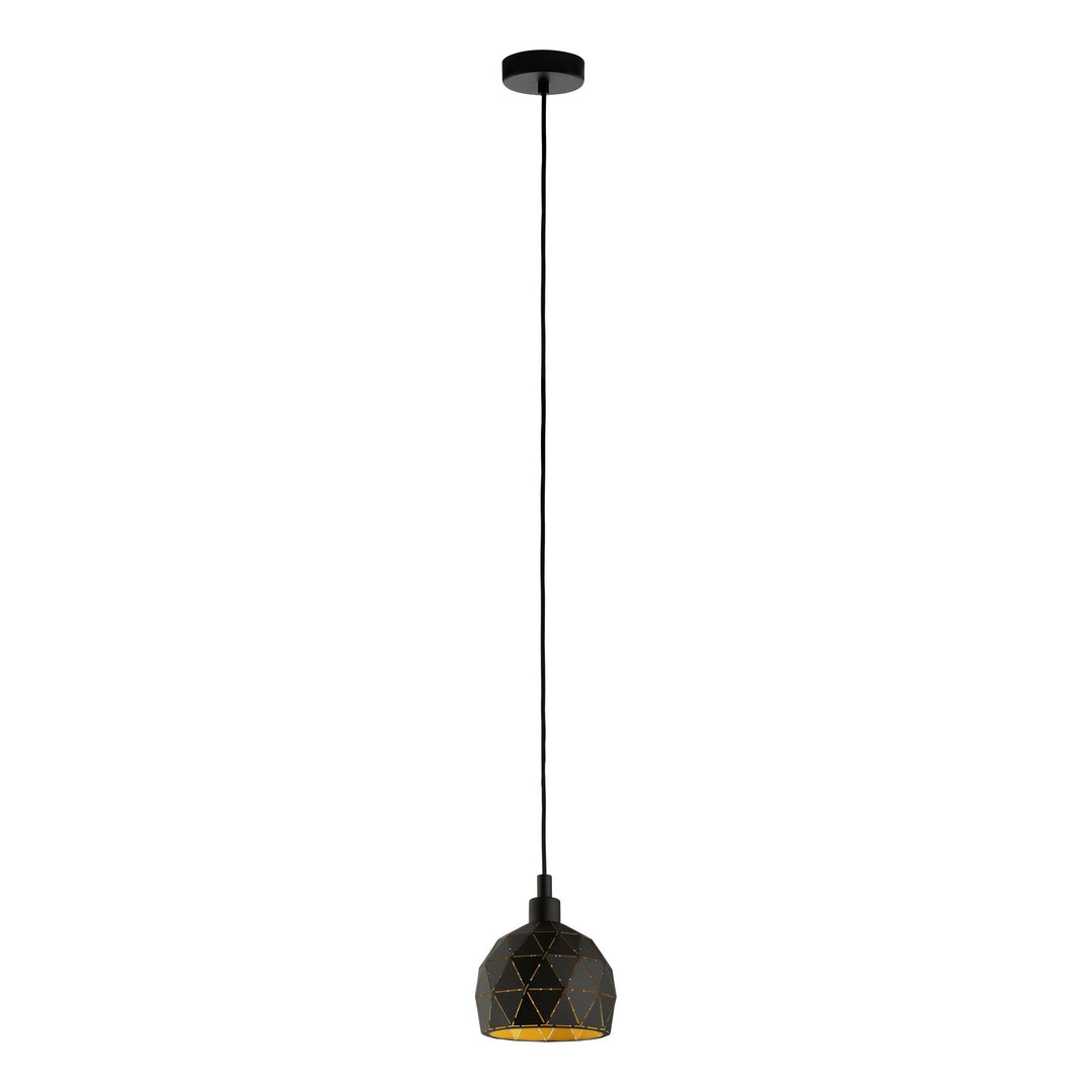 ROCCAFORTE pendant light Small Black Pendant
