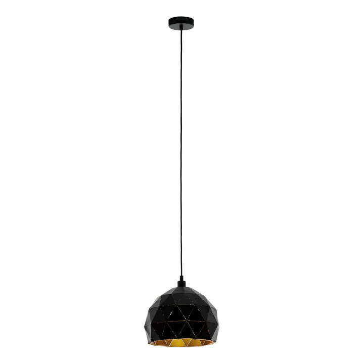 ROCCAFORTE pendant light Medium Black Pendant