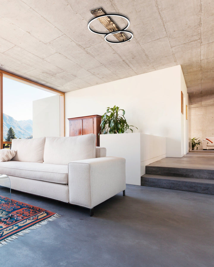 BOYAL ceiling light 2 rings CTC