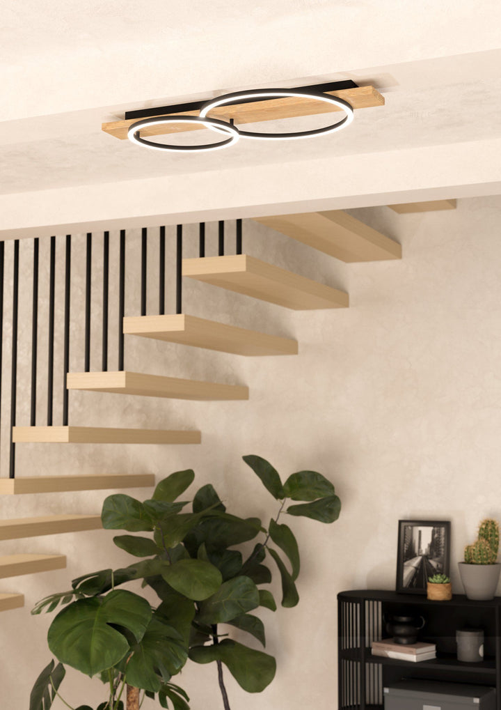 BOYAL ceiling light 2 rings CTC