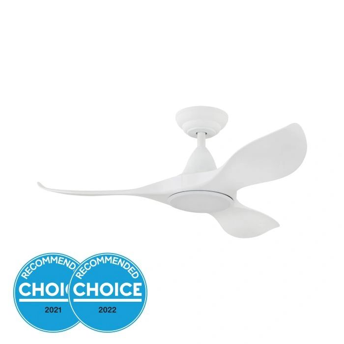 EGLO NOOSA 40 DC ceiling fan with LED light MATTE WHITE Ceiling Fan