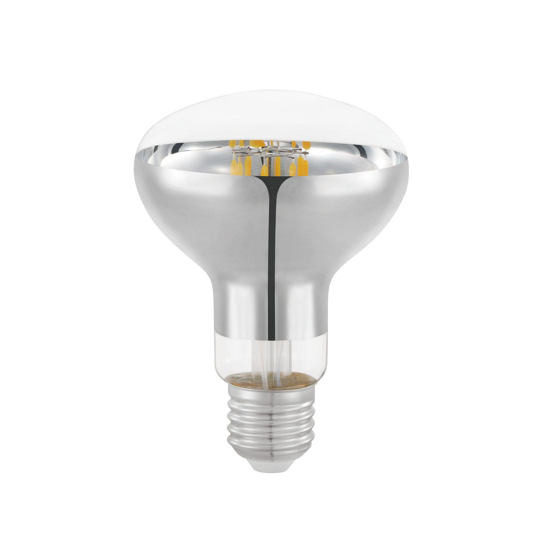 8W E27 LED R80 warm white globe clear