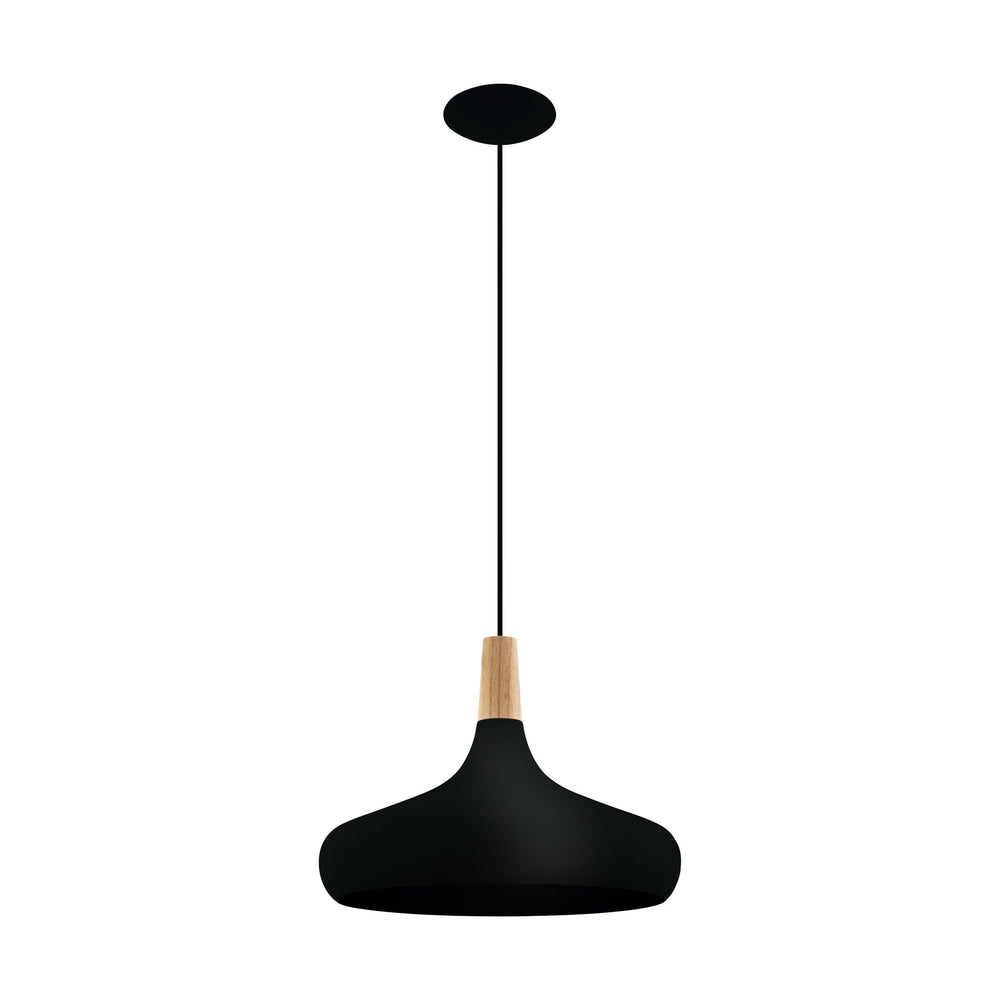 SABINAR pendant white 400mm Black Pendant
