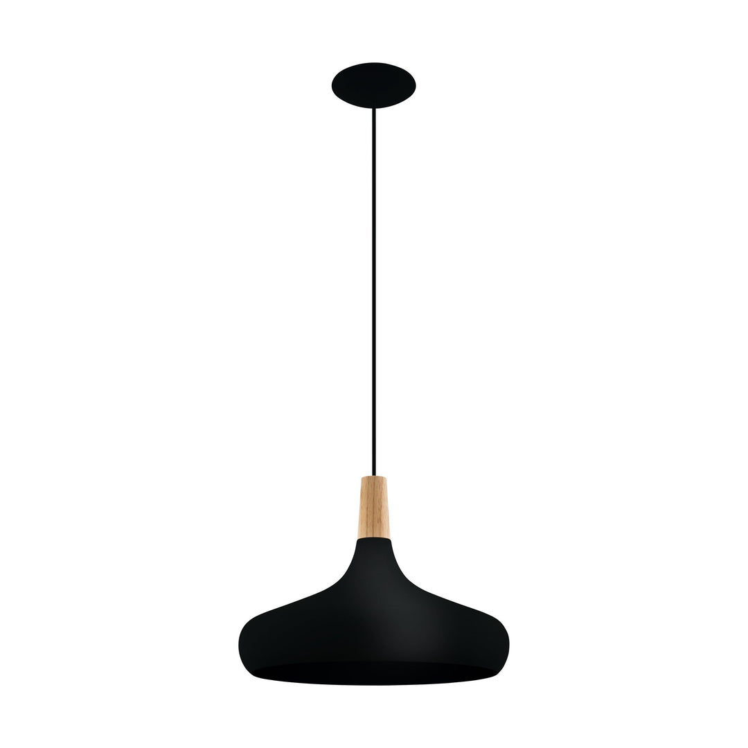 SABINAR pendant white 400mm Black Pendant