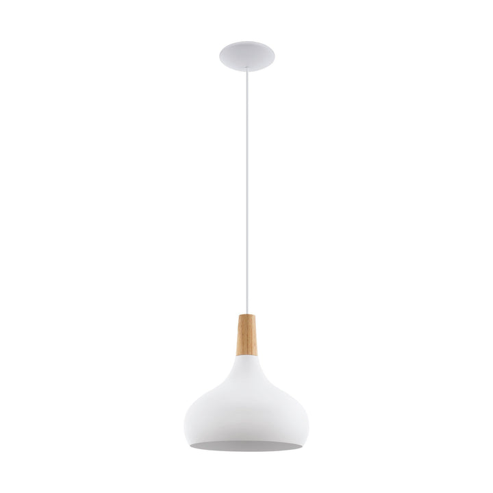SABINAR pendant black 280mm White Pendant