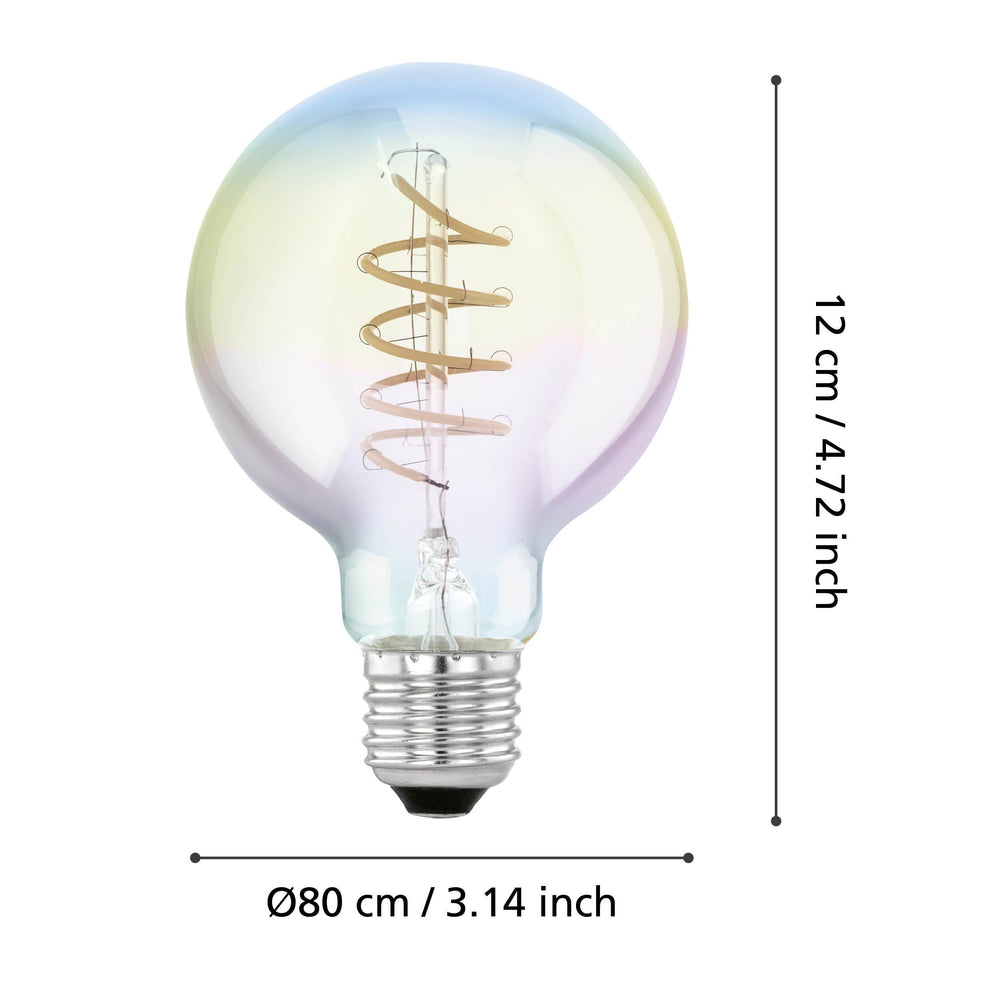 4W E27 LED G80 globe rainbow GLOBES