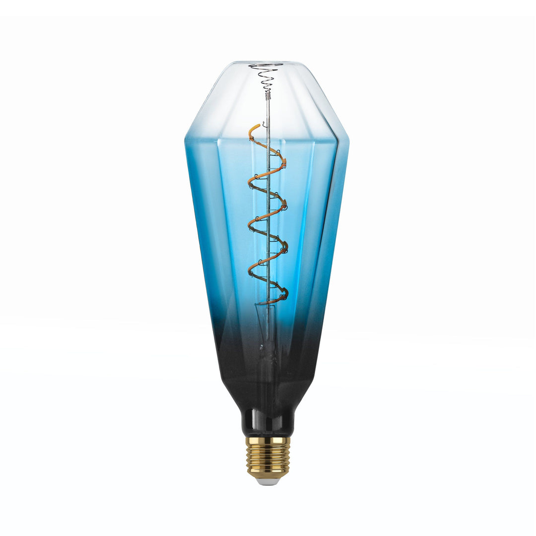 4W E27 LED T90 globe grey Blue GLOBES