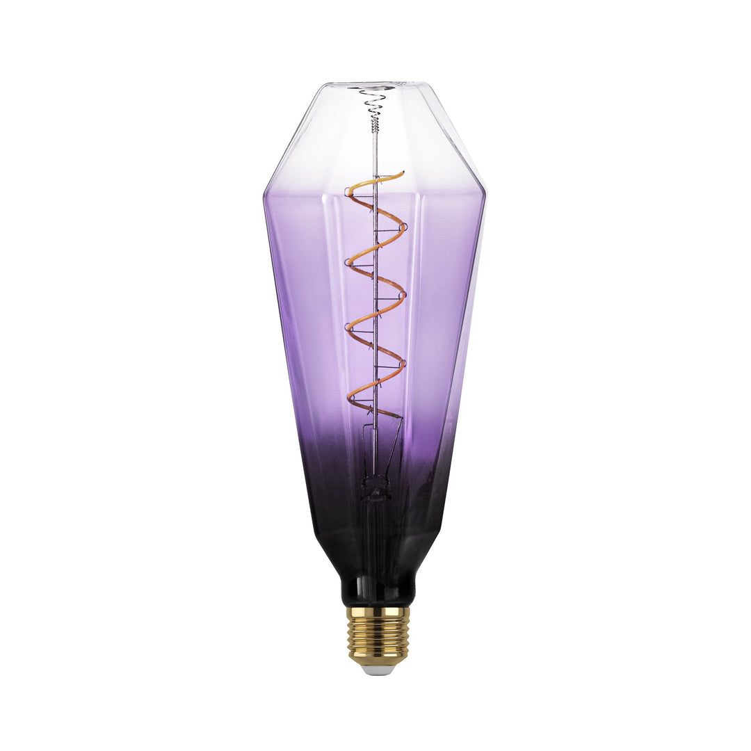 4W E27 LED T90 globe grey Purple GLOBES
