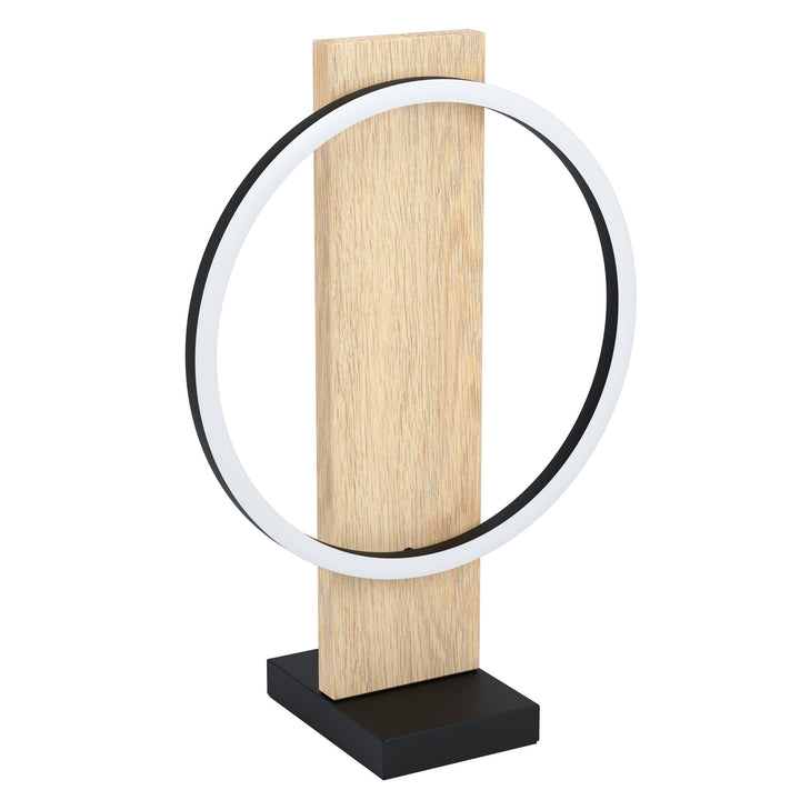 BOYAL table lamp Black with natural wood TABLE LAMP