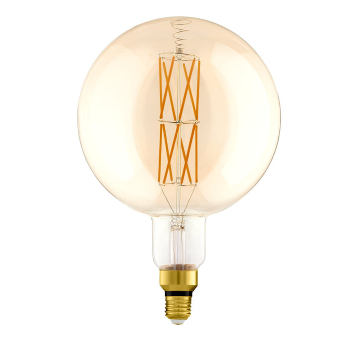 8W E27 LED G200 globe amber GLOBES