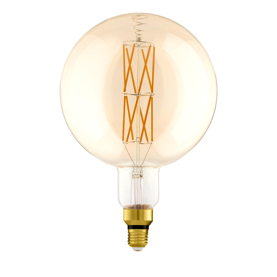 8W E27 LED G200 globe amber GLOBES