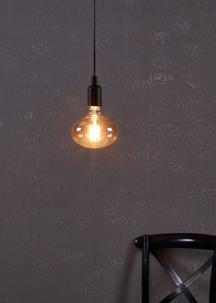 4.5W E27 LED R140 globe amber GLOBES