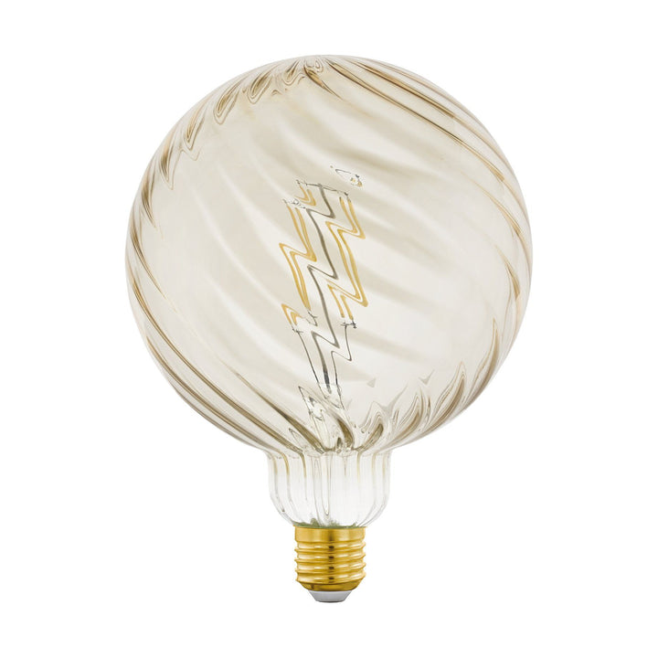 2.5W E27 LED G150 globe amber pattern GLOBES