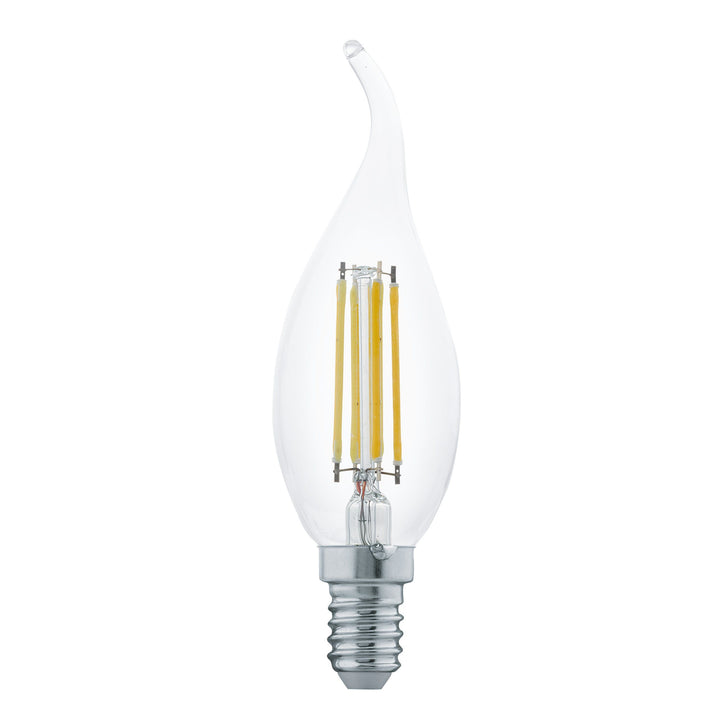 4W E14 LED filament candle warm white globe frosted/Clear Clear GLOBES