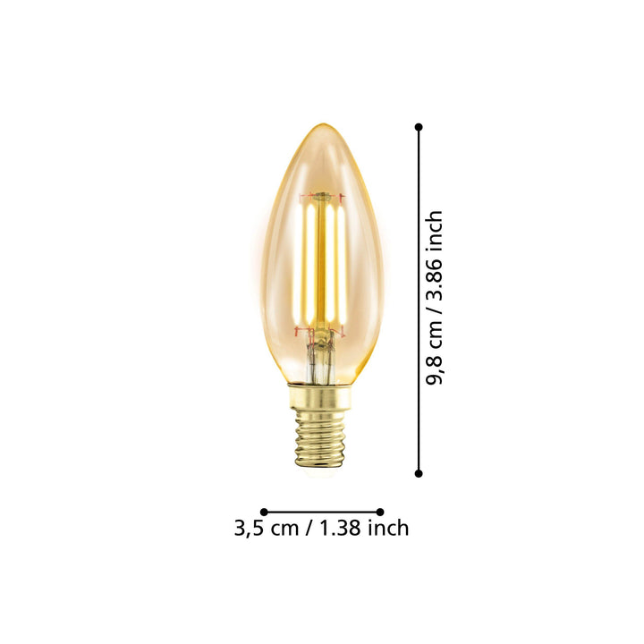 4W E14 LED candle golden age GLOBES