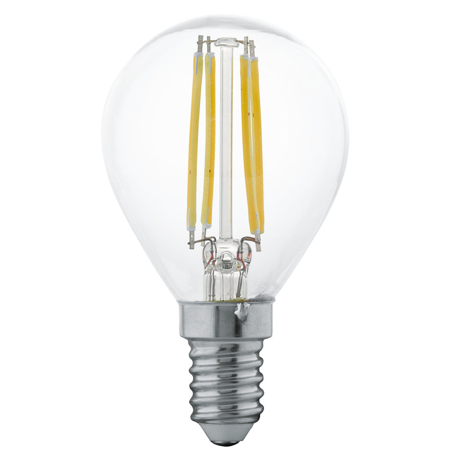 4W E14 LED warm white globe clear GLOBES