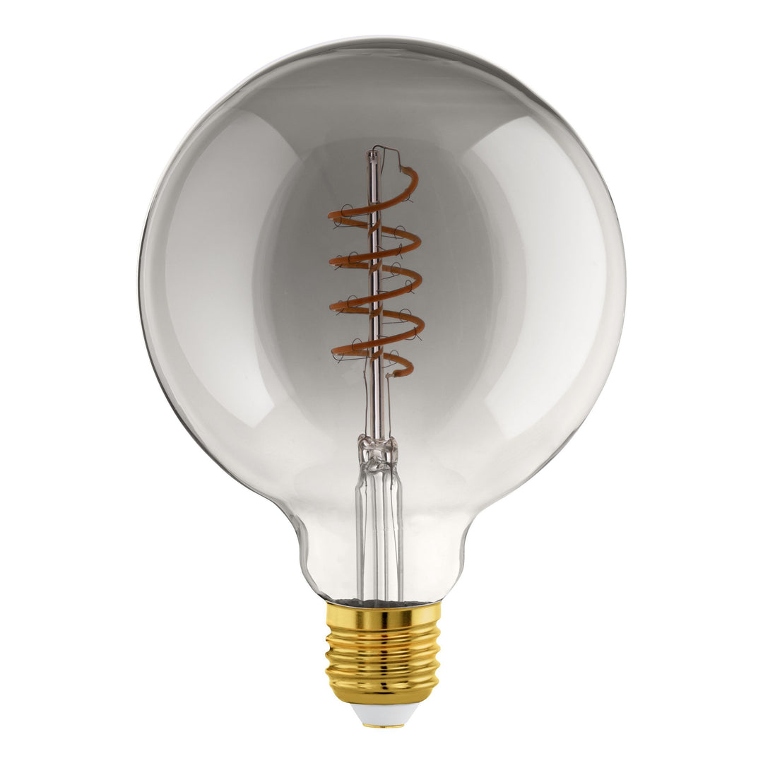 4W E27 LED G125 globe copper/black/amber Black Transparent GLOBES