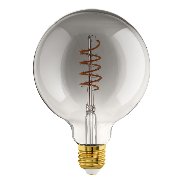 4W E27 LED G125 globe copper/black/amber Black Transparent GLOBES