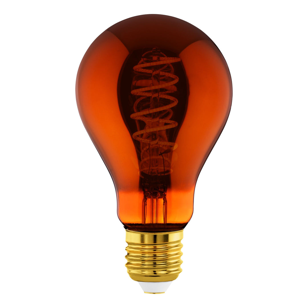 4W E27 LED A75 globe copper transparent GLOBES