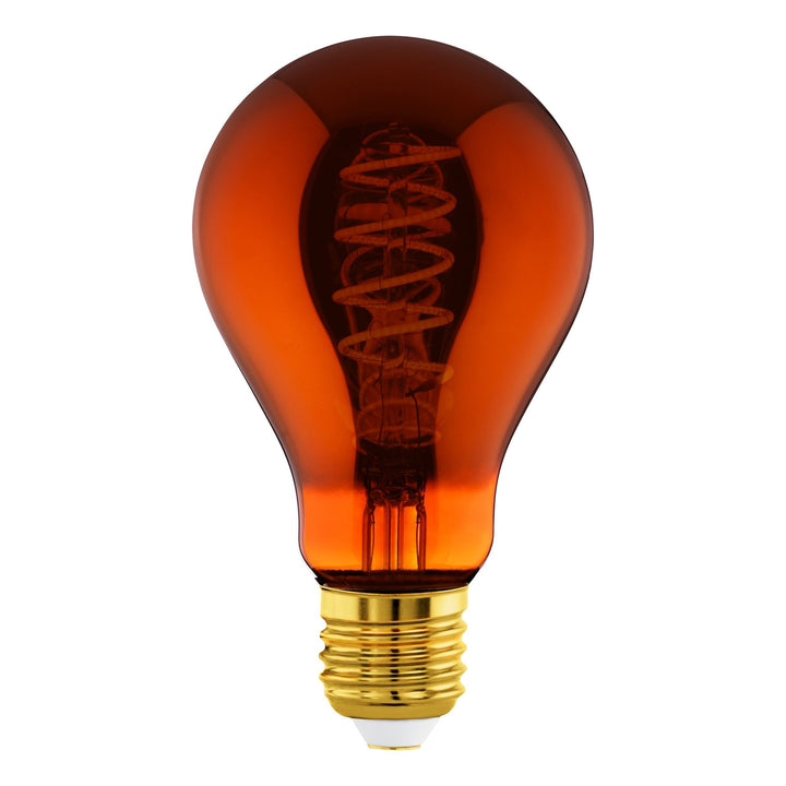 4W E27 LED A75 globe copper transparent GLOBES