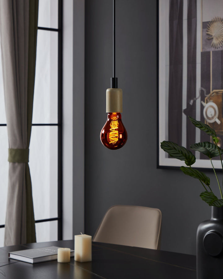 4W E27 LED A75 globe copper transparent GLOBES