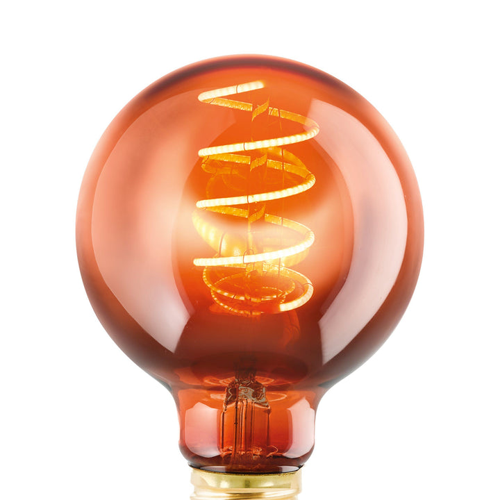 4W E27 LED G80 globe copper transparent GLOBES
