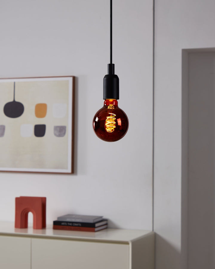 4W E27 LED G95 globe copper transparent GLOBES