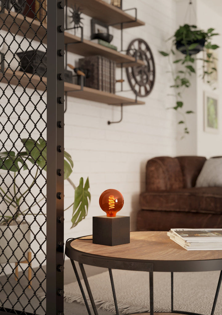 4W E27 LED G95 globe copper transparent GLOBES