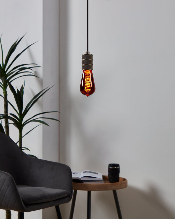 4W E27 LED ST64 globe copper transparent GLOBES