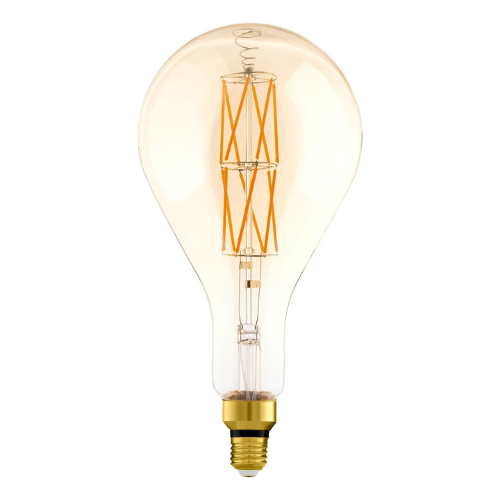 8W E27 LED PS160 globe amber GLOBES