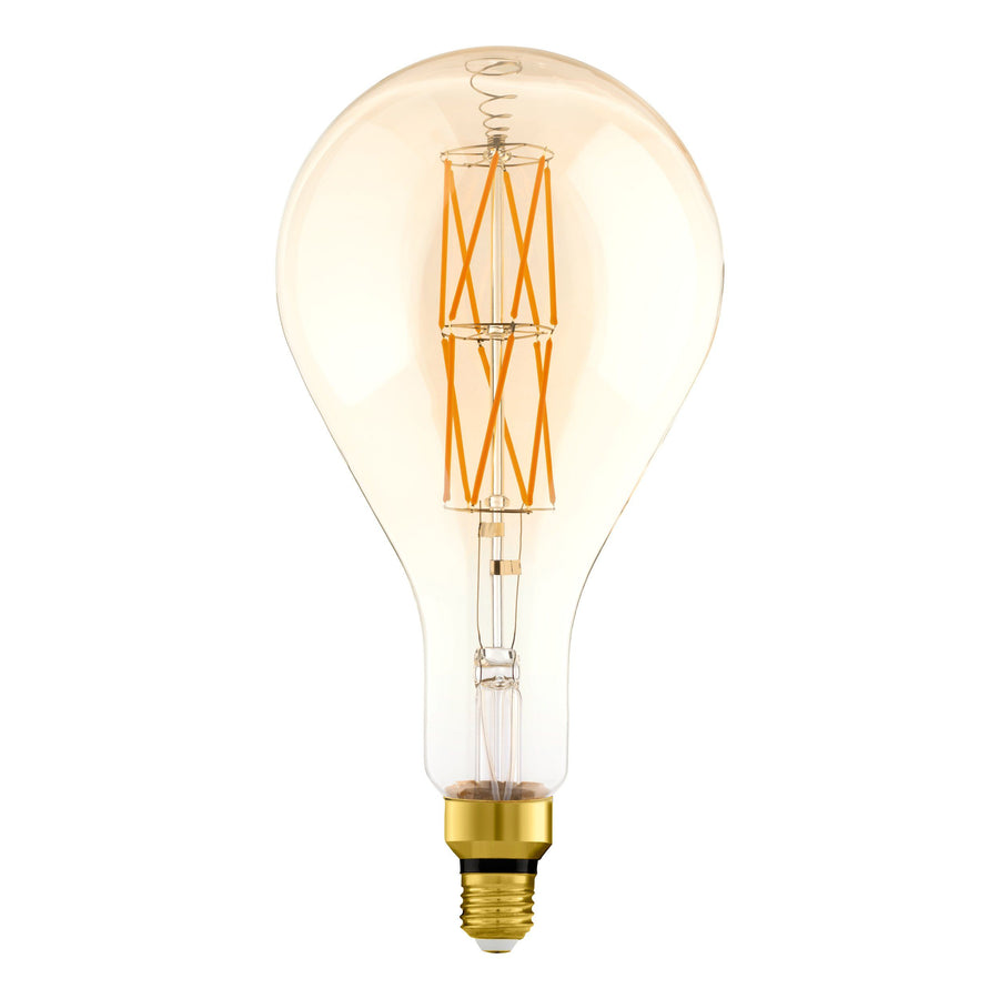 8W E27 LED PS160 globe amber GLOBES