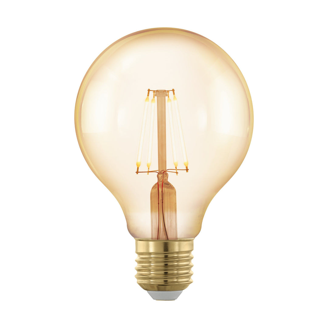 4.5W E27 LED G80 globe amber GLOBES